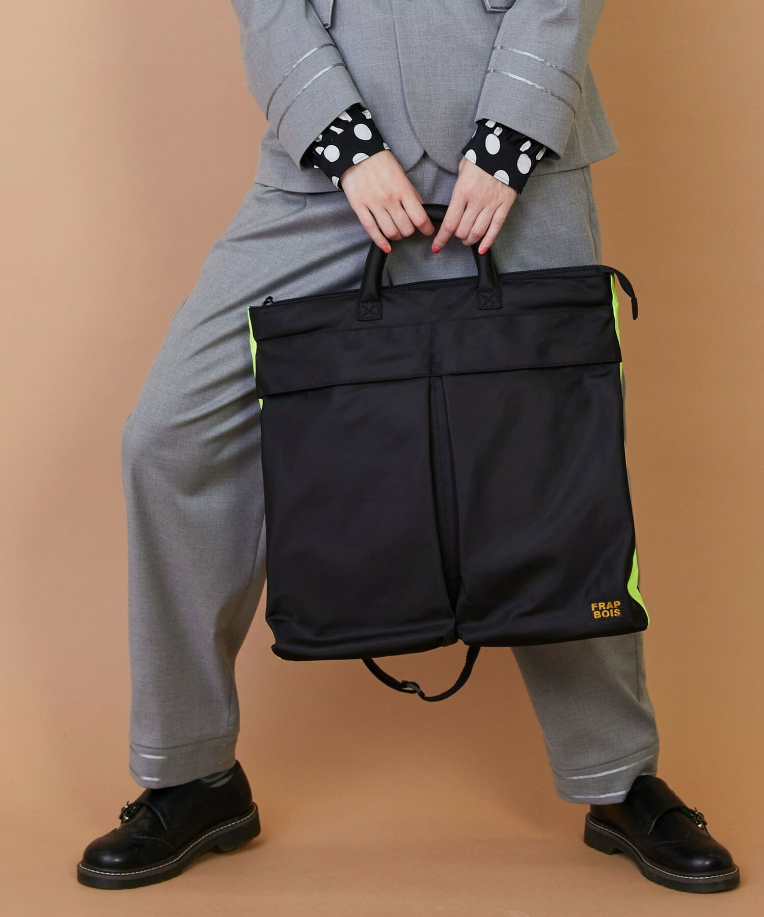 【FRAPBOIS】ヘルメットBAG 詳細画像 ブラック 8