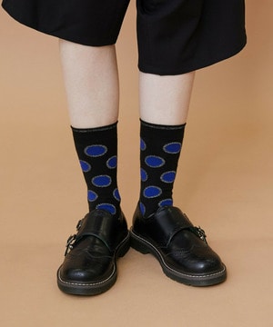 【FRAPBOIS】ラメドットソックス 詳細画像 ブラック 1