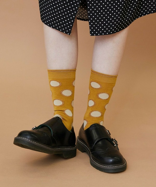 【FRAPBOIS】ラメドットソックス