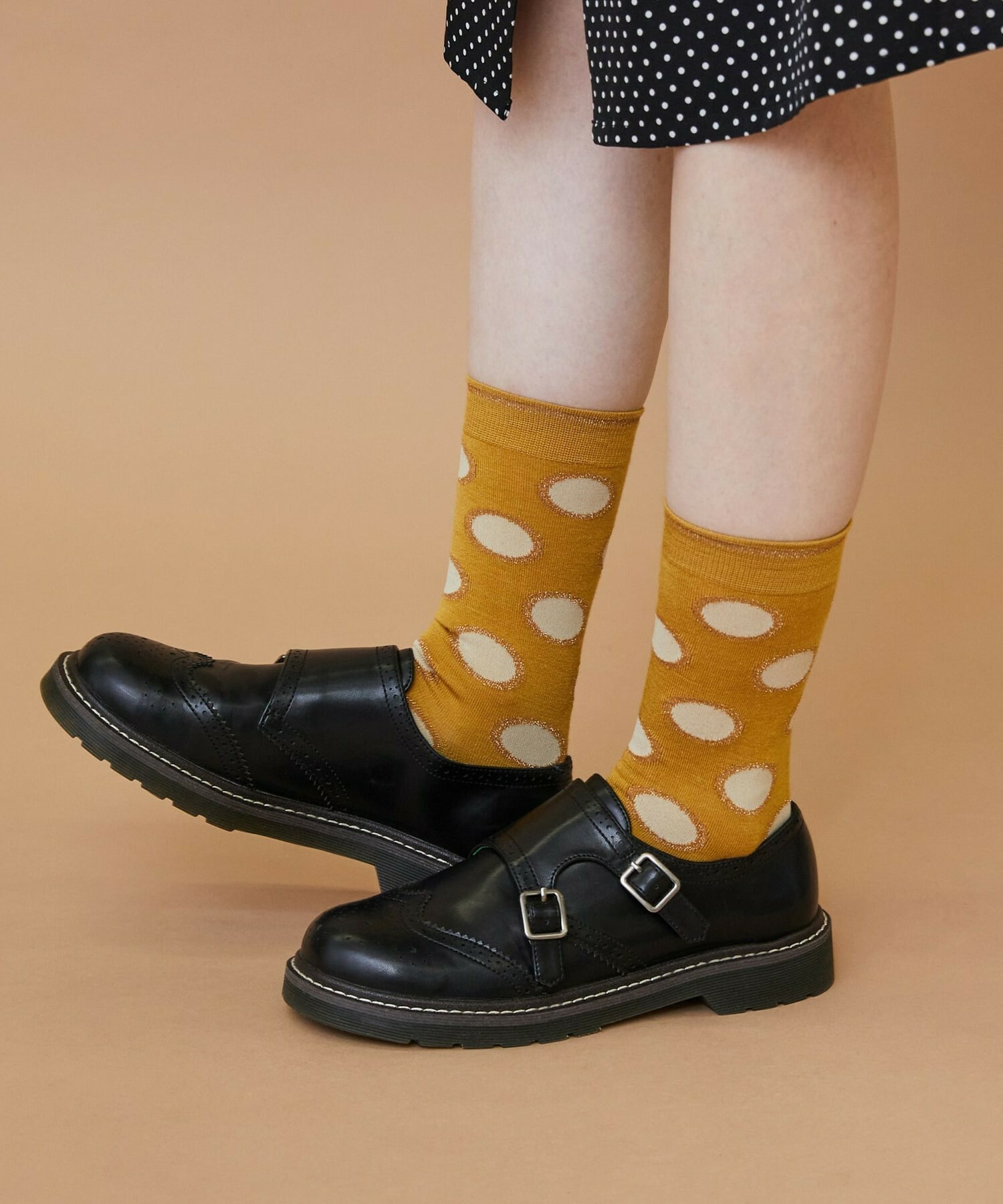 【FRAPBOIS】ラメドットソックス 詳細画像 ブラック 6