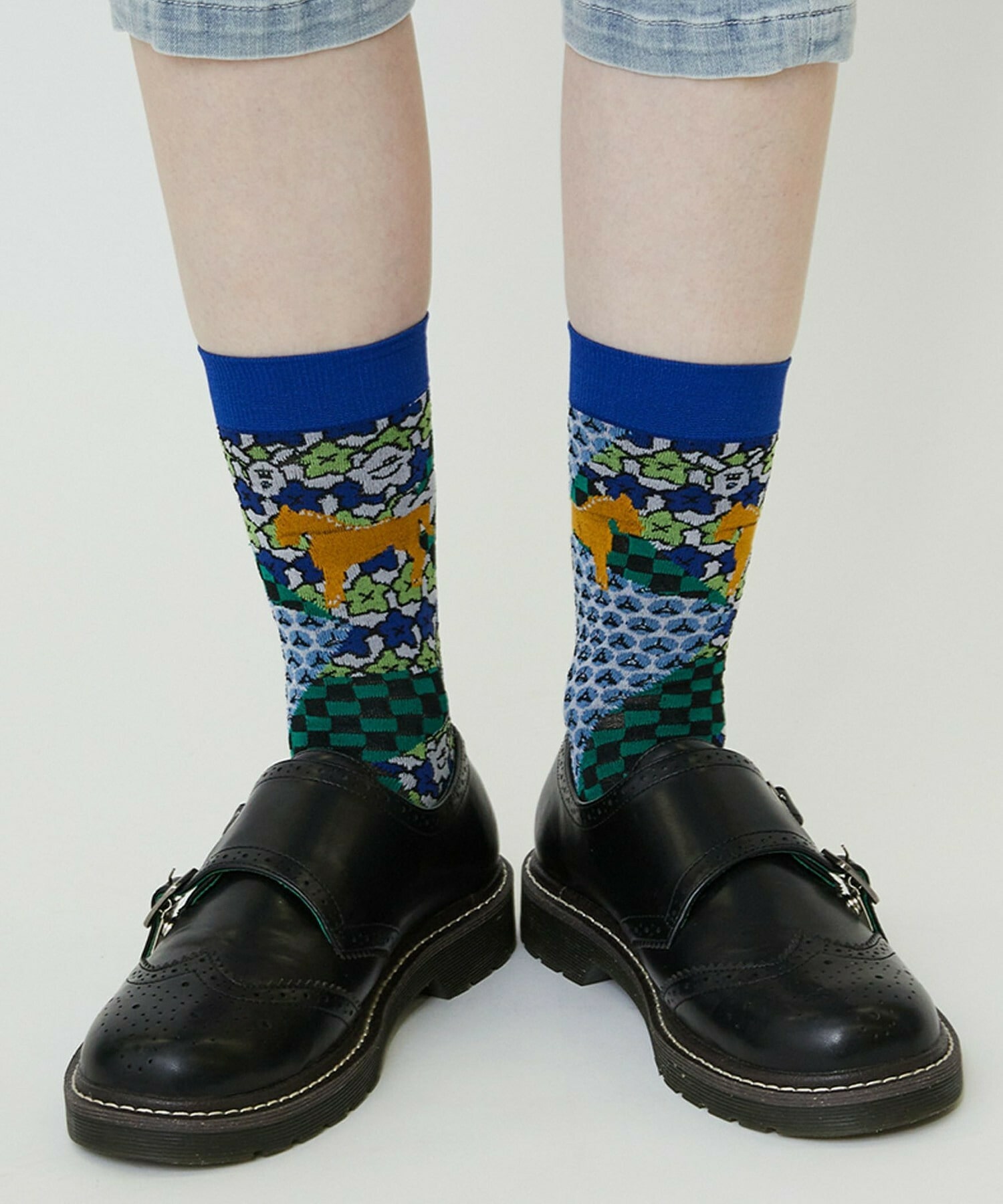 【FRAPBOIS】ETO-ソックス ウマ 詳細画像 ブルー 1