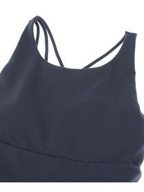 【Julier】プレミアムフローショートトップス/パット付き・UVカット・吸汗速乾・ホットヨガ対応・水着・水陸両用 詳細画像 ブラック 26