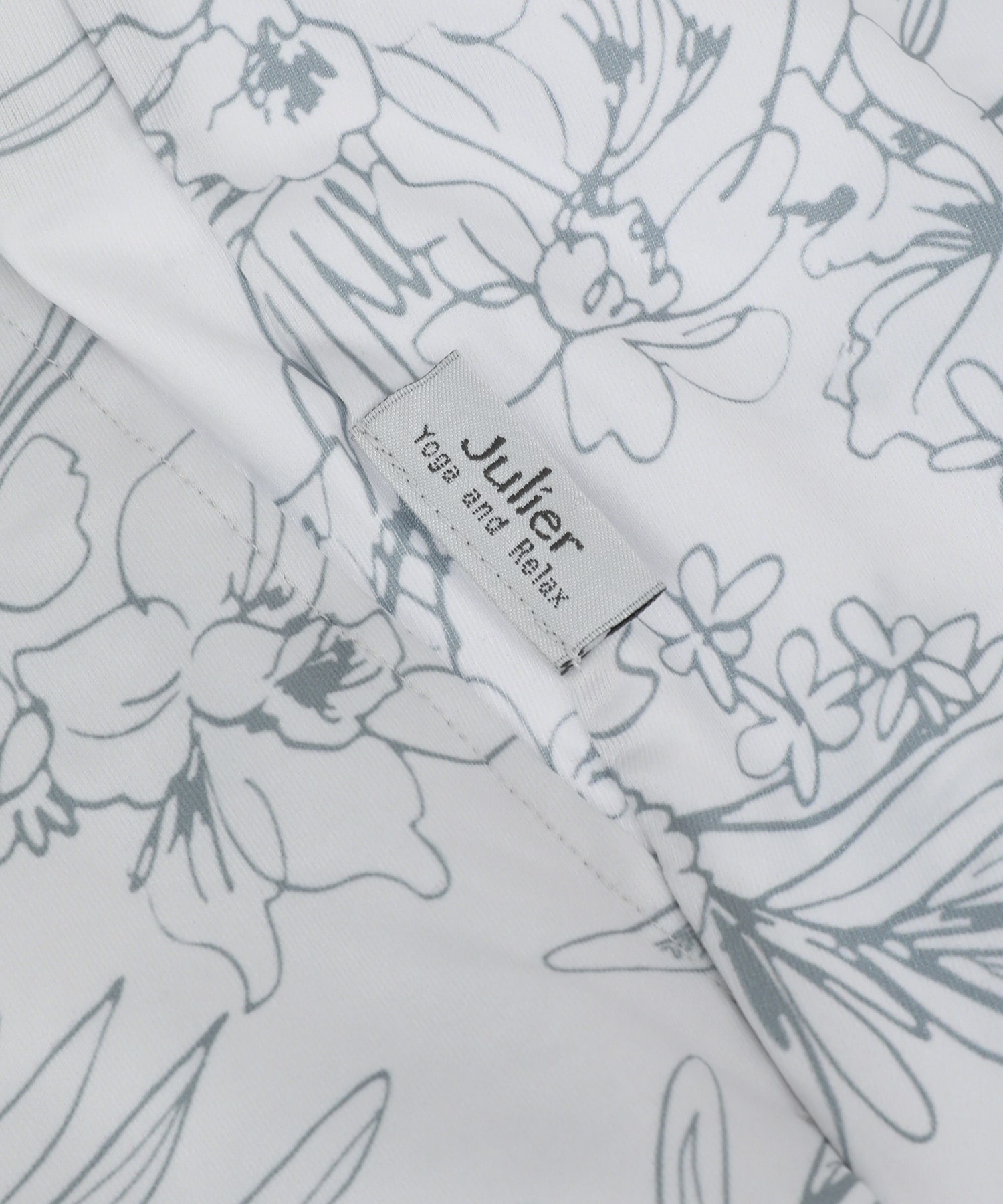 【Julier】Line Flowerプリントギャザーパンツ/水着・UVカット・水陸両用・吸汗速乾・ホットヨガ対応・耐塩素 詳細画像 ブラウン 13