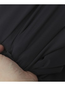 【Julier】【定番】Ecocoギャザーパンツ/エコ・UVカット・吸汗速乾・ハイストレッチ・ホットヨガ対応 詳細画像 ネイビー 18