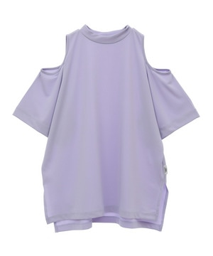 【Julier】フロウスムースオープンショルダープルオーバー/UVカット・接触冷感・ホットヨガ対応 詳細画像 ラベンダー 2