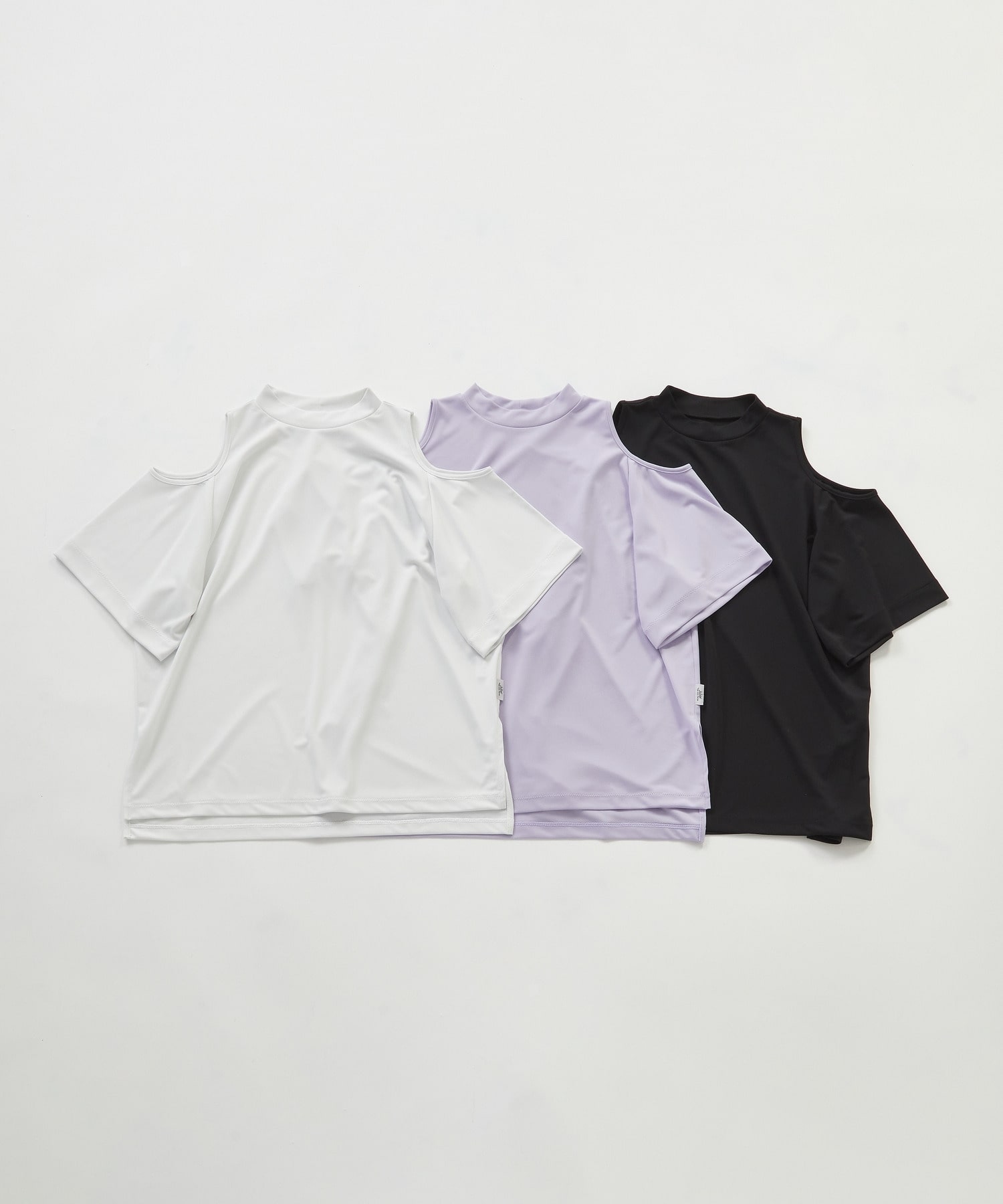 【Julier】フロウスムースオープンショルダープルオーバー/UVカット・接触冷感・ホットヨガ対応 詳細画像 ラベンダー 21