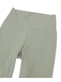 【Julier】ソフトリブフレアレギンス/吸汗速乾・ホットヨガ対応・UVカット 詳細画像 ブラック 10