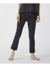 【Julier】ソフトリブフレアレギンス/吸汗速乾・ホットヨガ対応・UVカット 詳細画像 ブラック 6