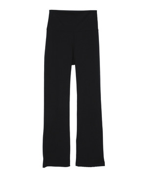 【Julier】ソフトリブフレアレギンス/吸汗速乾・ホットヨガ対応・UVカット 詳細画像 ブラック 2