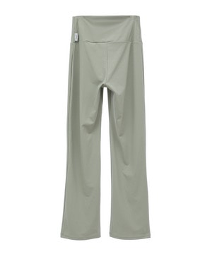 【Julier】ソフトリブフレアレギンス/吸汗速乾・ホットヨガ対応・UVカット 詳細画像 ライトグリーン 3