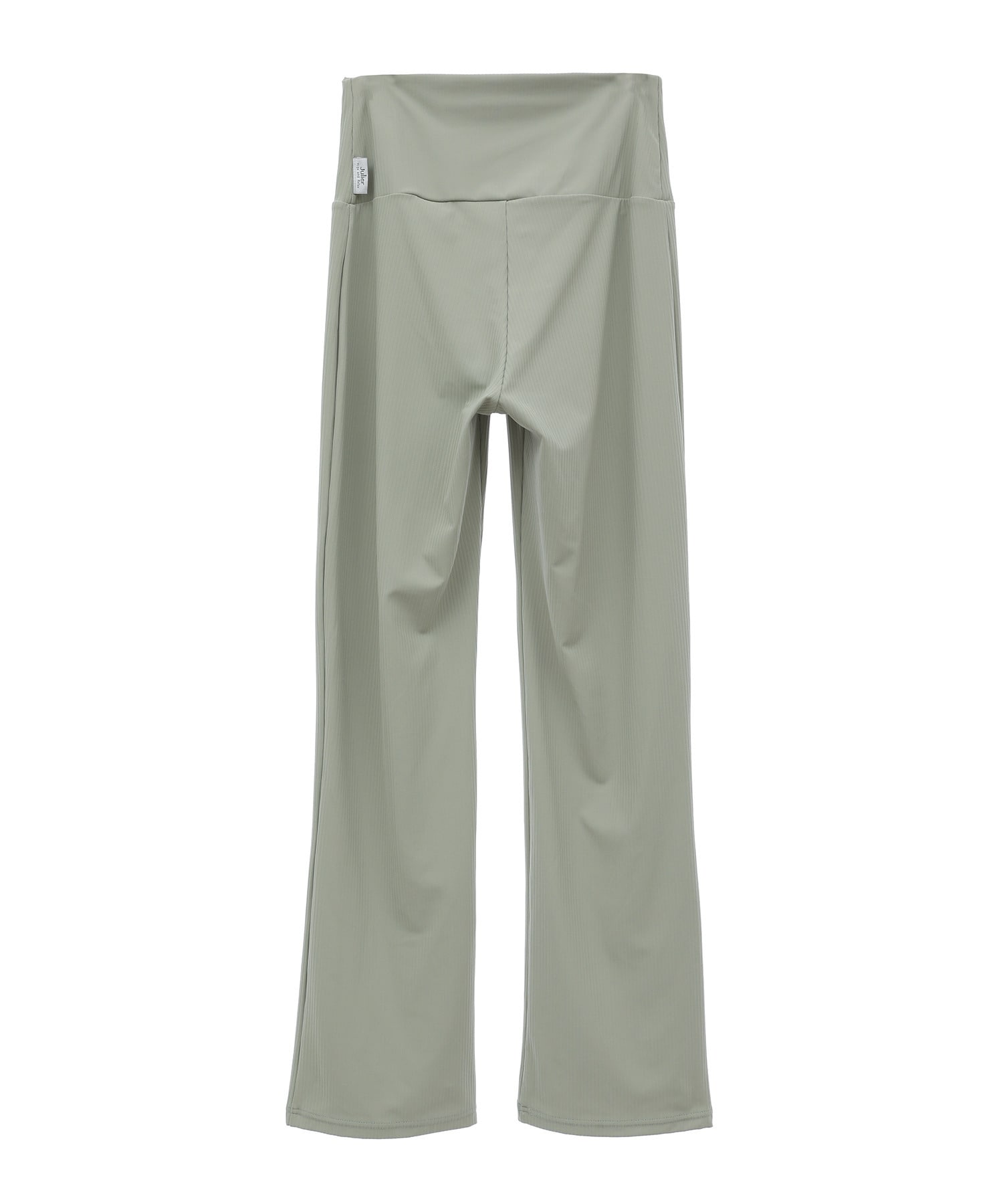 【Julier】ソフトリブフレアレギンス/吸汗速乾・ホットヨガ対応・UVカット 詳細画像 ライトグリーン 3