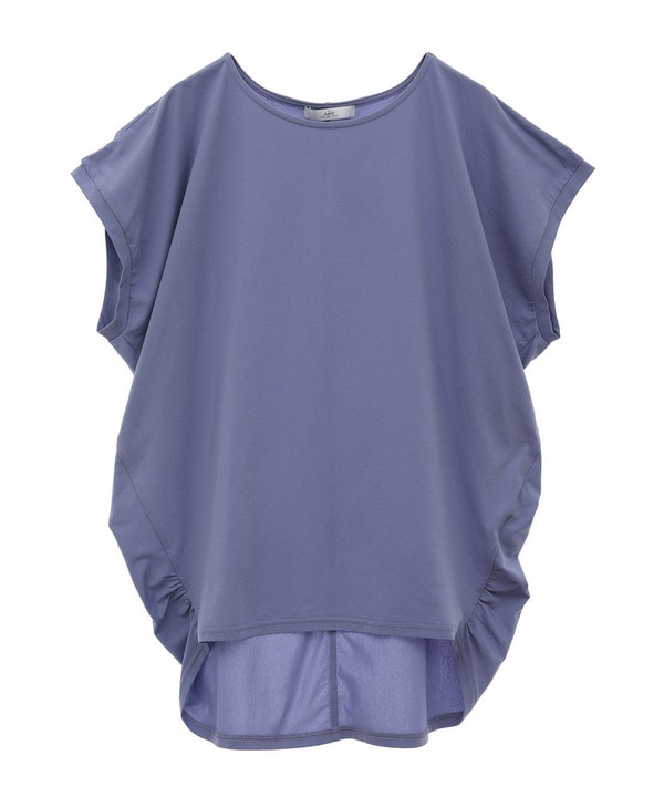 【定番】ライトプライムドレープトップス/エコ・UVカット・吸汗速乾・ホットヨガ対応・ラッシュガード 詳細画像 ラベンダー 2
