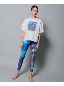 【Julier】kanako Sasakiコラボ プリントTシャツ 詳細画像 ホワイト×ブルー 2