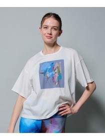 【Julier】kanako Sasakiコラボ プリントTシャツ 詳細画像 ホワイト×ブルー 3