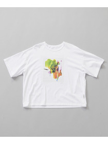 【Julier】kanako Sasakiコラボ プリントTシャツ 詳細画像 ホワイト×ブルー 6