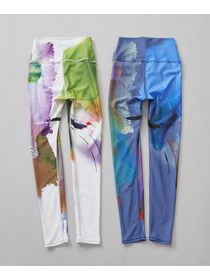 【Julier】kanakoSasakiコラボ ハイウエストレギンス/UVカット・吸汗速乾・ホットヨガ対応・水着・水陸両用 詳細画像 ブルー系その他 17