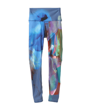 【Julier】kanakoSasakiコラボ ハイウエストレギンス/UVカット・吸汗速乾・ホットヨガ対応・水着・水陸両用 詳細画像 ブルー系その他 2