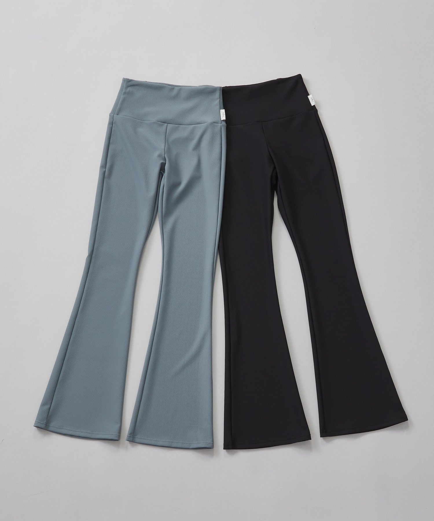 【Julier】スパンリブセミフレアパンツ/吸汗速乾・伸縮・耐久・ホットヨガ対応 詳細画像 ブラック 24