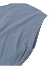 【Julier】【定番】ライトプライム バッククロスチュニック/エコ・UVカット・吸汗速乾・ホットヨガ対応・ラッシュガード 詳細画像 ネイビー 14