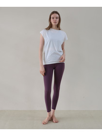 【Julier】【定番】ライトプライム バッククロスチュニック/エコ・UVカット・吸汗速乾・ホットヨガ対応・ラッシュガード 詳細画像 ネイビー 5