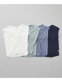 【Julier】【定番】ライトプライム バッククロスチュニック/エコ・UVカット・吸汗速乾・ホットヨガ対応・ラッシュガード 詳細画像 ネイビー 9