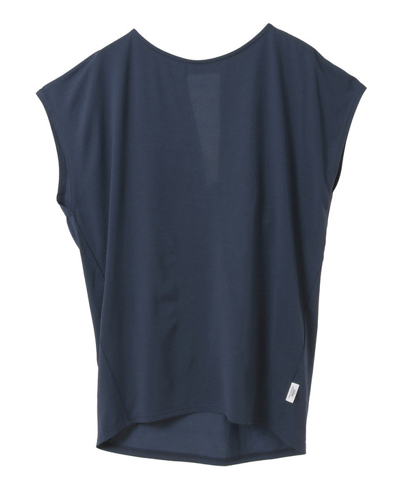 【定番】ライトプライム バッククロスチュニック/エコ・UVカット・吸汗速乾・ホットヨガ対応・ラッシュガード 詳細画像 ネイビー 1