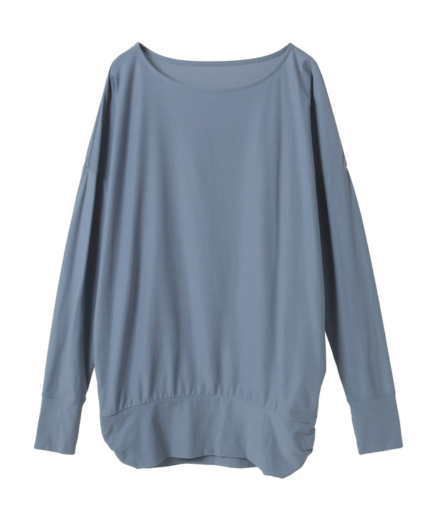 【定番】ライトプライム ロングスリーブプルオーバー/エコ・UVカット・吸汗速乾・ホットヨガ対応・ラッシュガード 詳細画像 ブルー 2