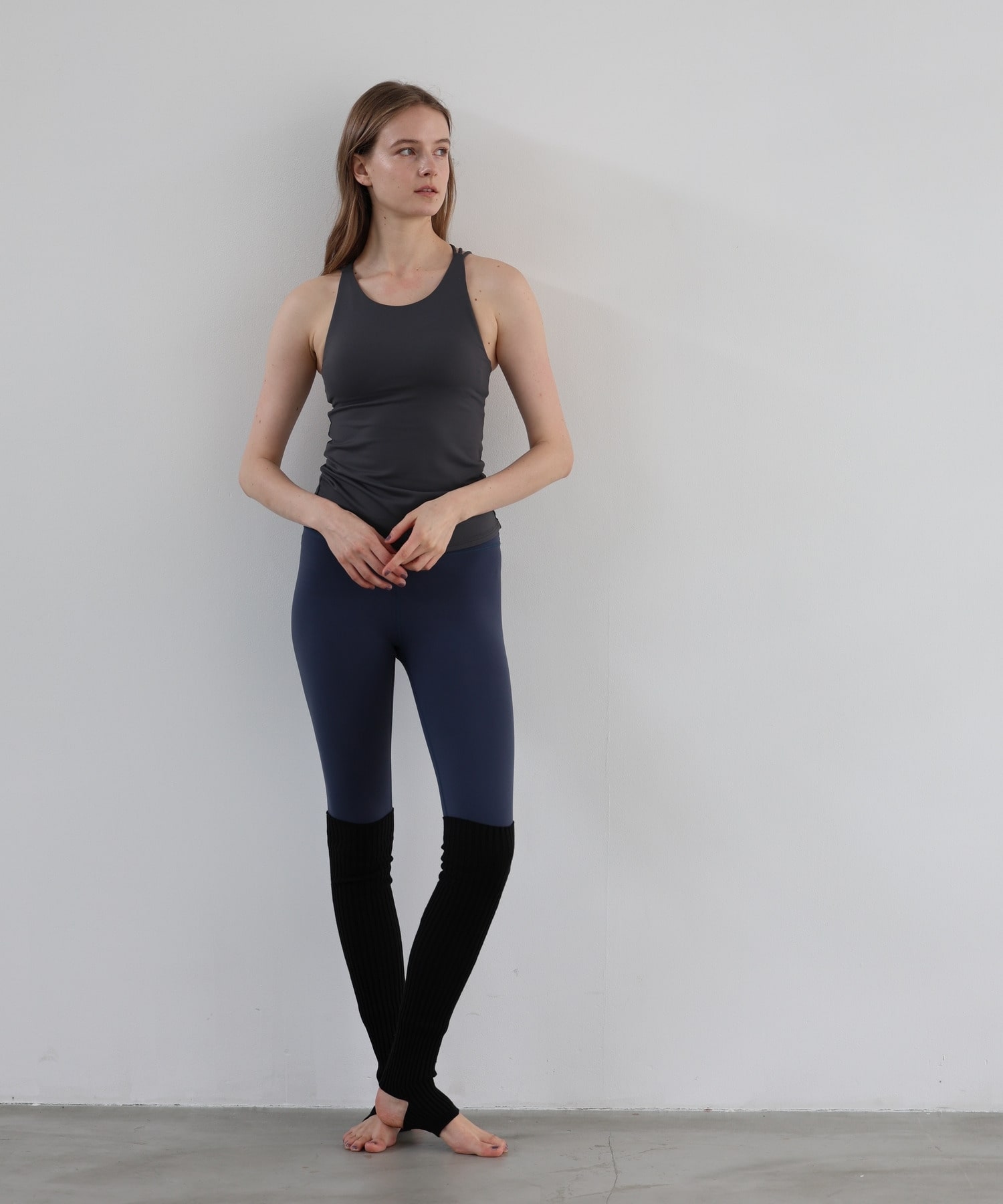 【Julier】レッグウォーマー／ミドル 詳細画像 ネイビー 7