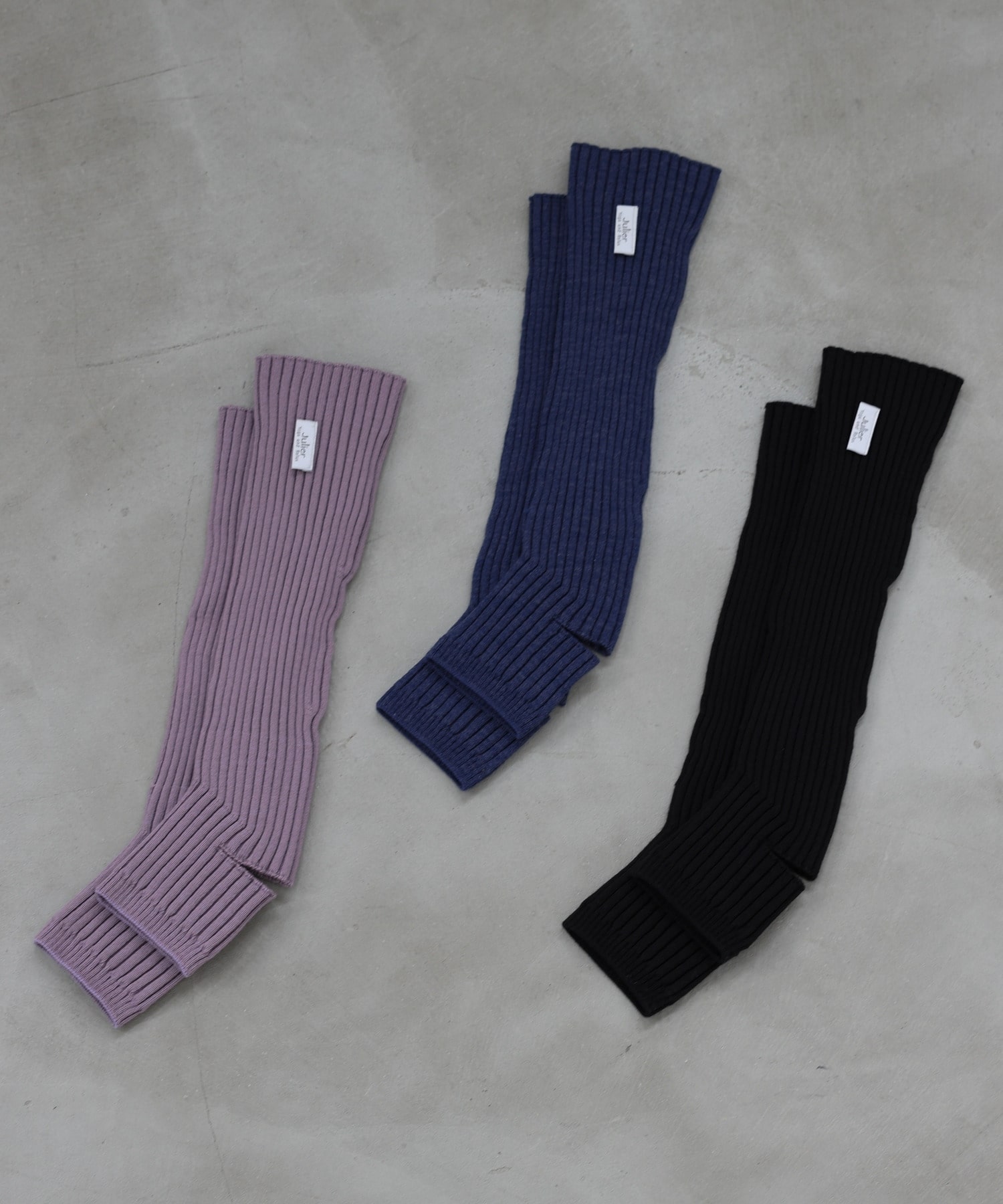 【Julier】レッグウォーマー／ショート 詳細画像 ブラック 4