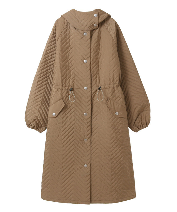 【Julier】soronaキルティングロングコート