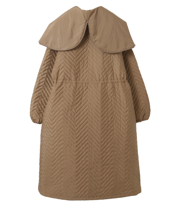 soronaキルティングロングコート 詳細画像 ベージュ 3