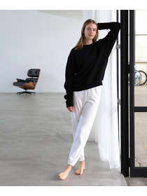 【Julier】裏毛スウェットプルオーバー/エコ 詳細画像 ブラック 1