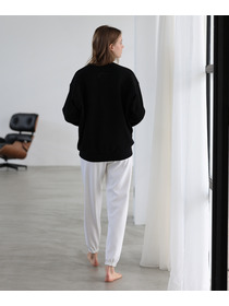 【Julier】裏毛スウェットプルオーバー/エコ 詳細画像 ブラック 2