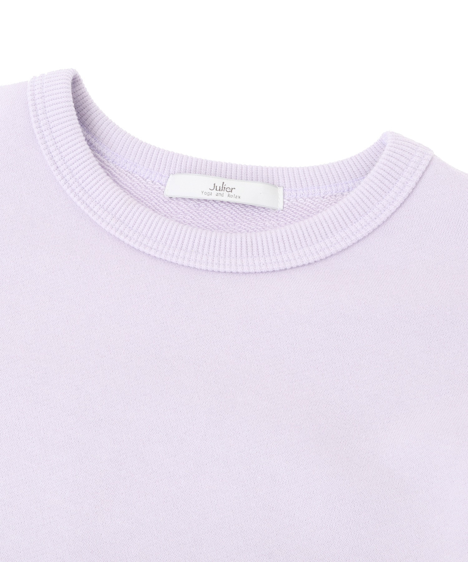 【Julier】裏毛スウェットプルオーバー/エコ 詳細画像 ブラック 9