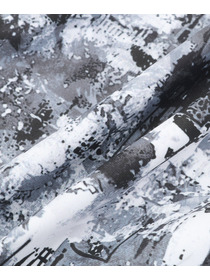 【Julier】sand flowerプリントミドルトップス/パット付き・UVカット・吸汗速乾・ホットヨガ対応・水着・水陸両用 詳細画像 グレー 15