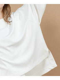 【Julier】プランプストレッチラージトップス/エコ・抗菌防臭・吸水速乾・ハイストレッチ 詳細画像 カーキ 2