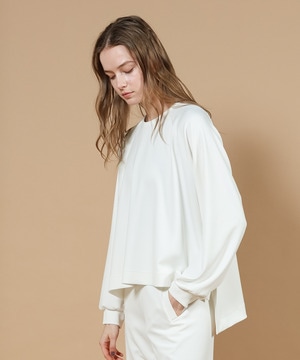 【Julier】プランプストレッチラージトップス/エコ・抗菌防臭・吸水速乾・ハイストレッチ 詳細画像 ホワイト 1