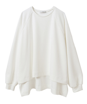 【Julier】プランプストレッチラージトップス/エコ・抗菌防臭・吸水速乾・ハイストレッチ 詳細画像 ホワイト 2