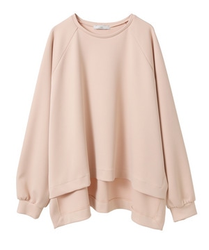 【Julier】プランプストレッチラージトップス/エコ・抗菌防臭・吸水速乾・ハイストレッチ 詳細画像 サーモンピンク 2