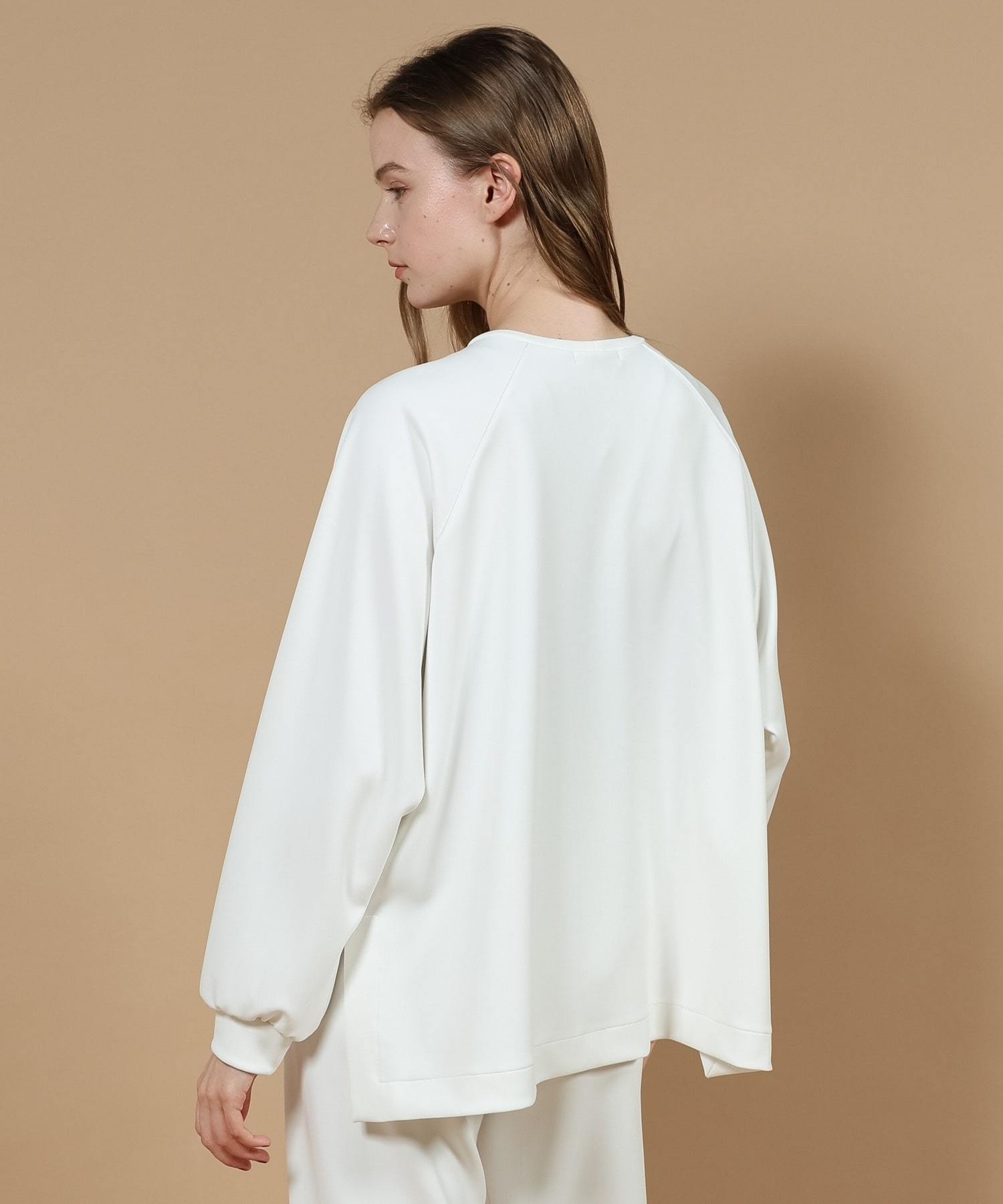 【Julier】プランプストレッチラージトップス/エコ・抗菌防臭・吸水速乾・ハイストレッチ 詳細画像 カーキ 1