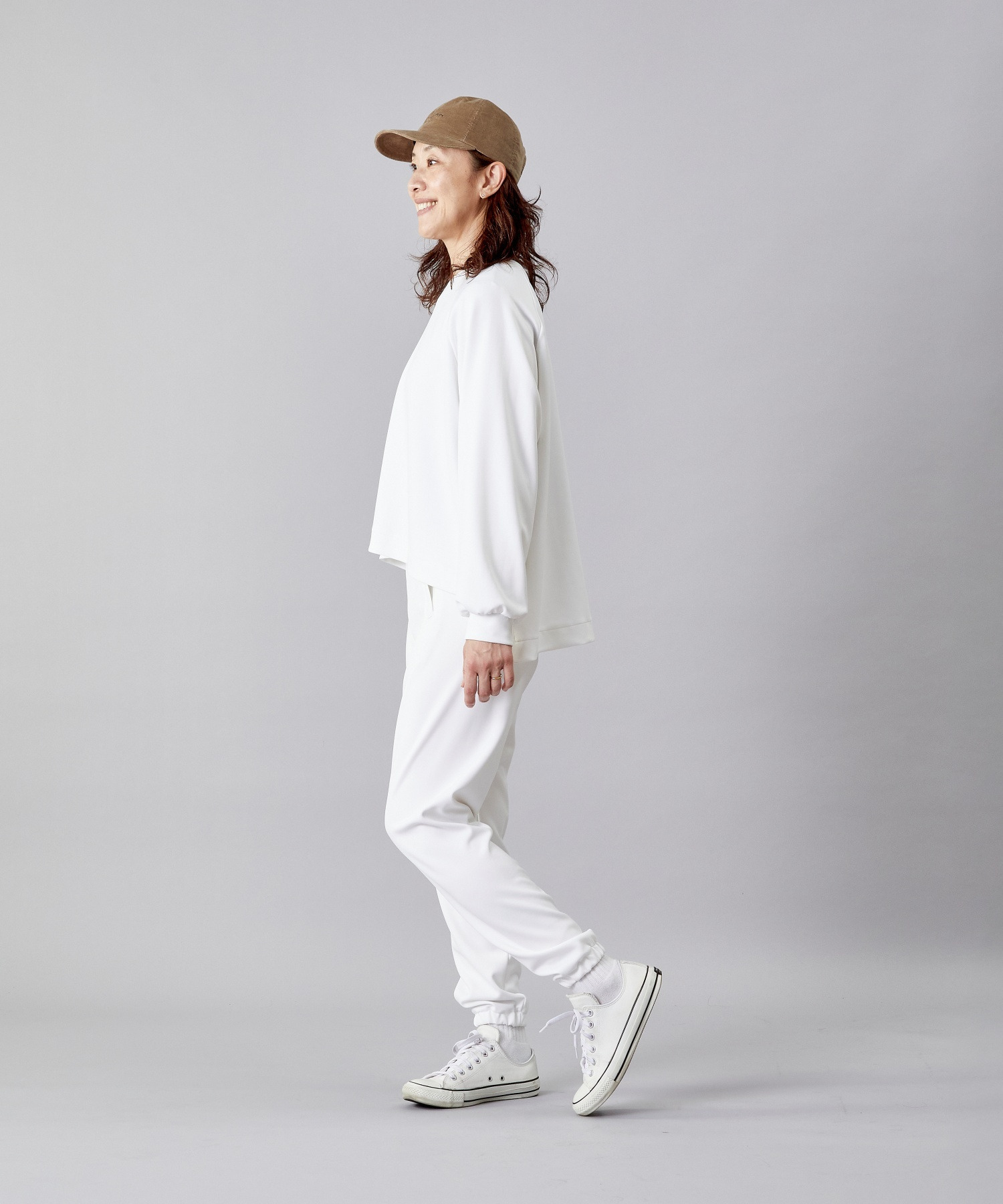 【Julier】プランプストレッチラージトップス/エコ・抗菌防臭・吸水速乾・ハイストレッチ 詳細画像 カーキ 18