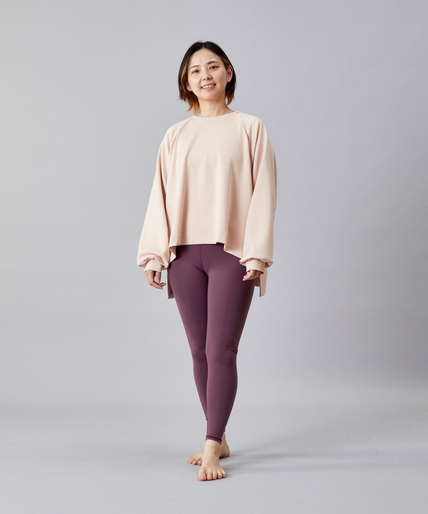 【Julier】プランプストレッチラージトップス/エコ・抗菌防臭・吸水速乾・ハイストレッチ 詳細画像 カーキ 22