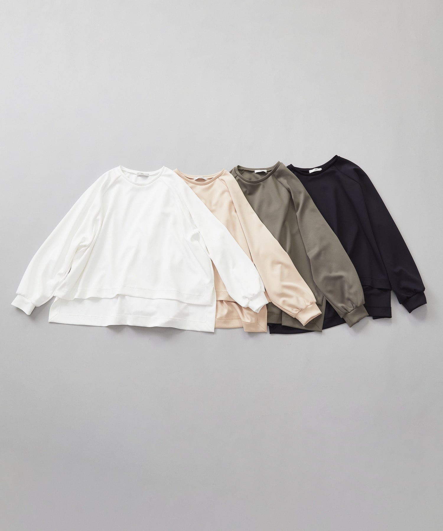 【Julier】プランプストレッチラージトップス/エコ・抗菌防臭・吸水速乾・ハイストレッチ 詳細画像 カーキ 8