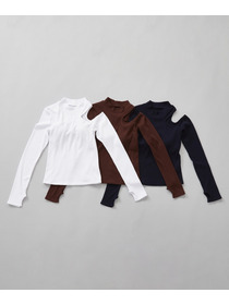 【Julier】リブロングスリーブプルオーバー/パット付き 詳細画像 ネイビー 7