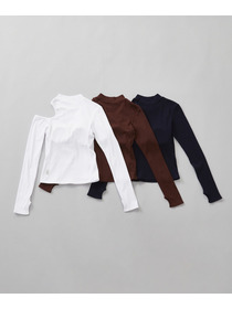 【Julier】リブロングスリーブプルオーバー/パット付き 詳細画像 ネイビー 8