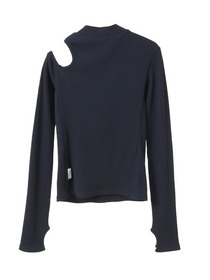 【Julier】リブロングスリーブプルオーバー/パット付き 詳細画像 ネイビー 9