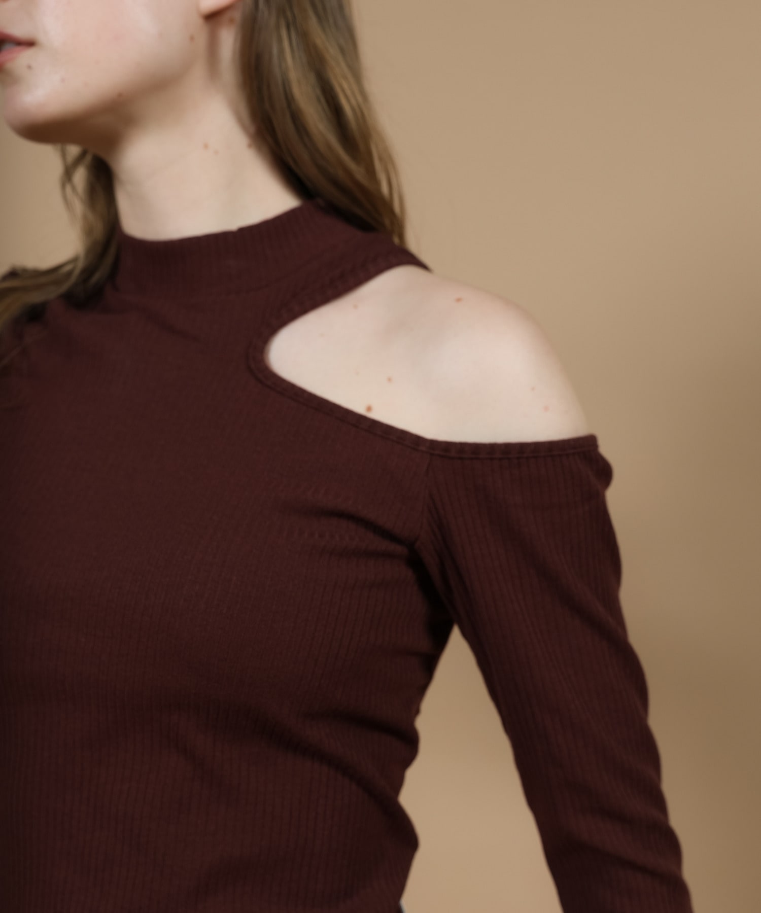 【Julier】リブロングスリーブプルオーバー/パット付き 詳細画像 ネイビー 3