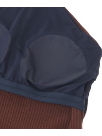 【Julier】リブクロスキャミソール/パット付き 詳細画像 ネイビー 10