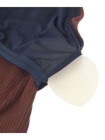 【Julier】リブクロスキャミソール/パット付き 詳細画像 ネイビー 11