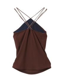 【Julier】リブクロスキャミソール/パット付き 詳細画像 ネイビー 5